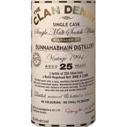 Bunnahabhain 1991 25 Year old The Clan Denny