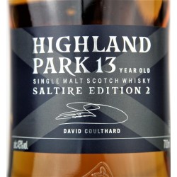 Highland Park 2006 Saltire Edition 2 David Coulthard 13 Year old