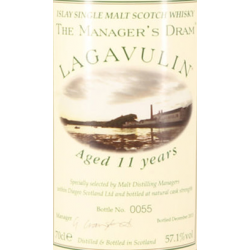 Lagavulin 11 Year old Manager's Dram 2013