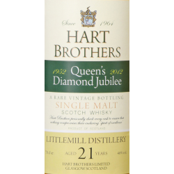 Littlemill 21 ans Queen's Diamond Jubilee Hart Brothers