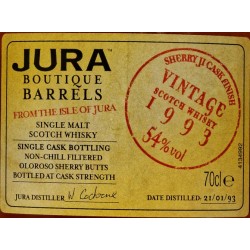 Isle of Jura 1993 Boutique Barrels