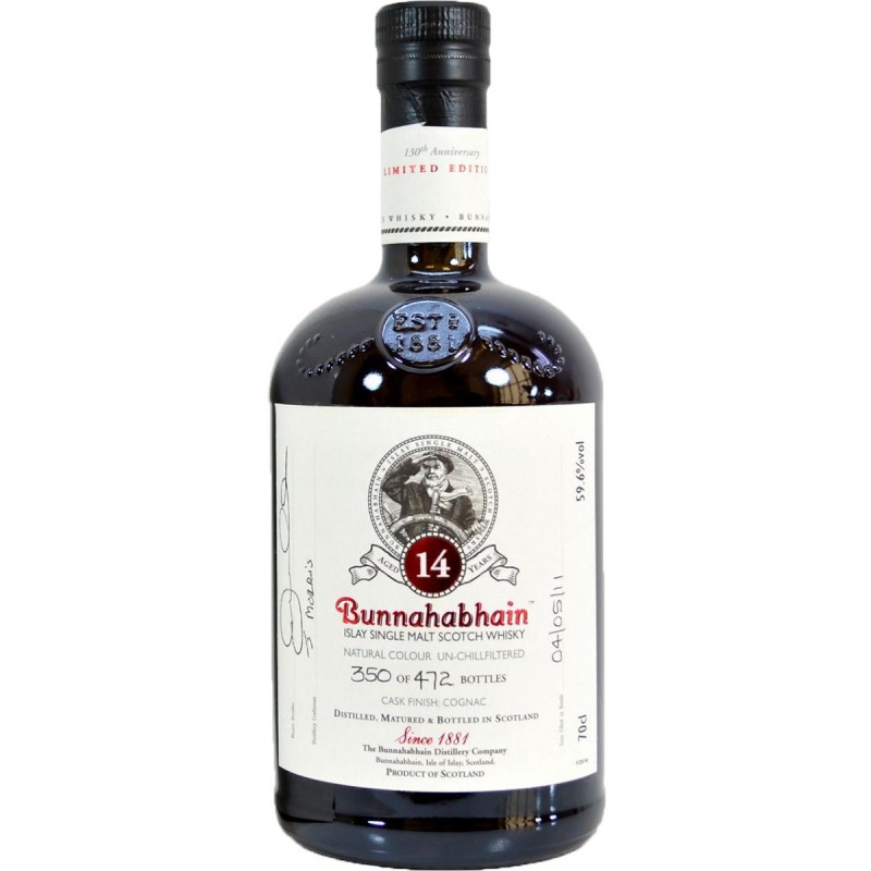Bunnahabhain 14 Year old Limited Edition 130th Anniversary - Feis Ile 2011 Bunnahabhain 14 Year old Limited Edition 130th Anniversary - Feis Ile 2011