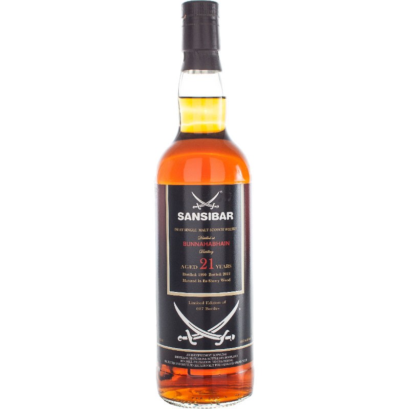 Bunnahabhain 1990 Gunfire on Deck 21 Year old Sansibar Bunnahabhain 1990 Gunfire on Deck 21 Year old Sansibar